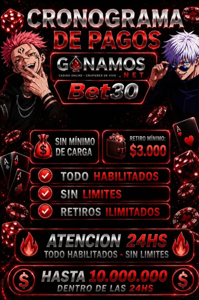 Cronograma de pagos de Samu Bet